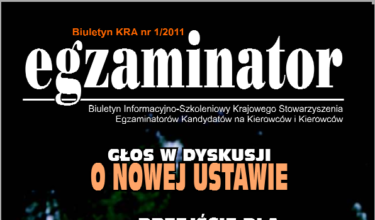 Egzaminator nr 1/2011
